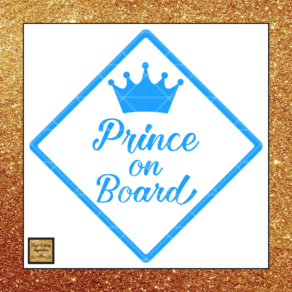 Download Prince on Board Svg, Prince Svg, Prince Cut File, Baby Boy ...