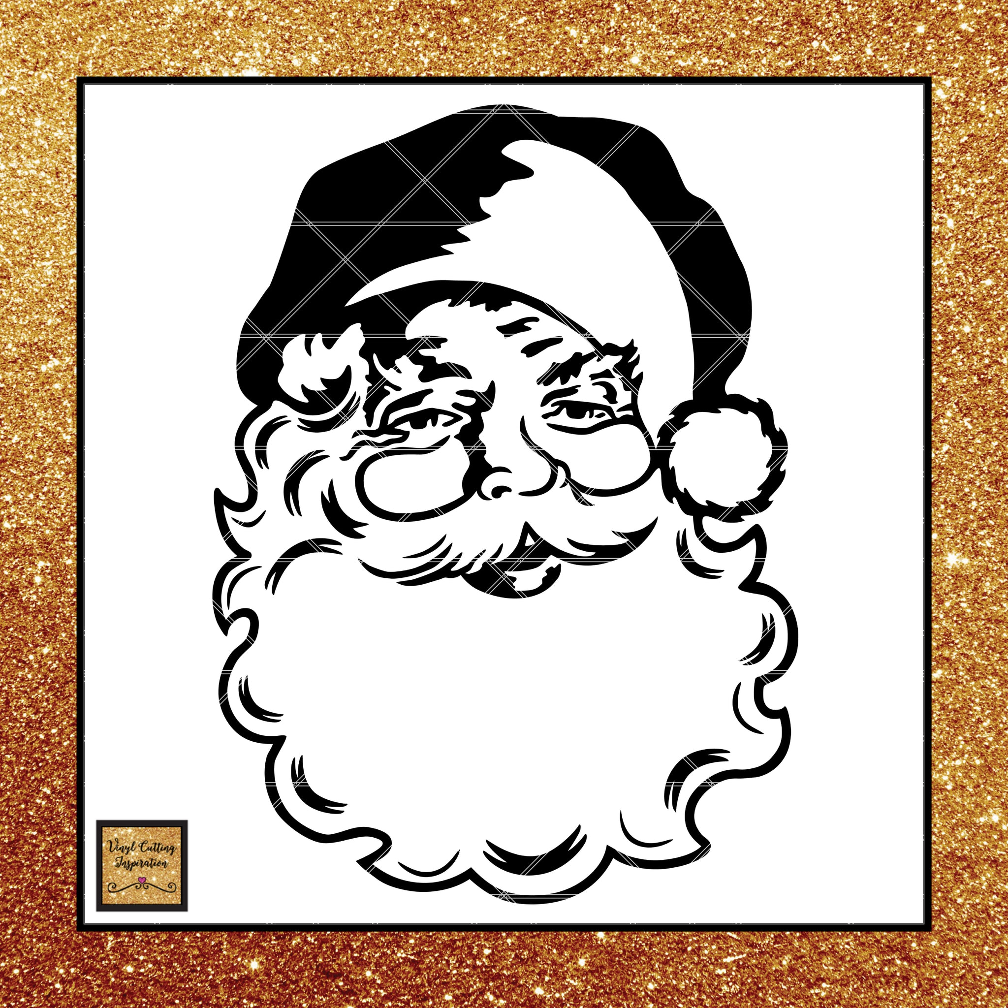 Download Vintage Santa Svg, Santa Svg, Santa Face Svg, Santa Claus Svg, Christm - Vinyl Cutting Inspiration