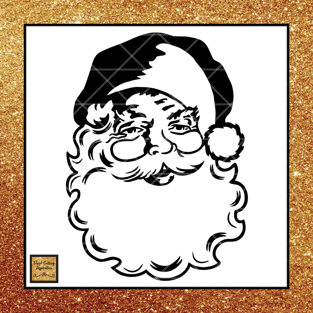 Download Vintage Santa Svg Santa Svg Santa Face Svg Santa Claus Svg Christm Vinyl Cutting Inspiration