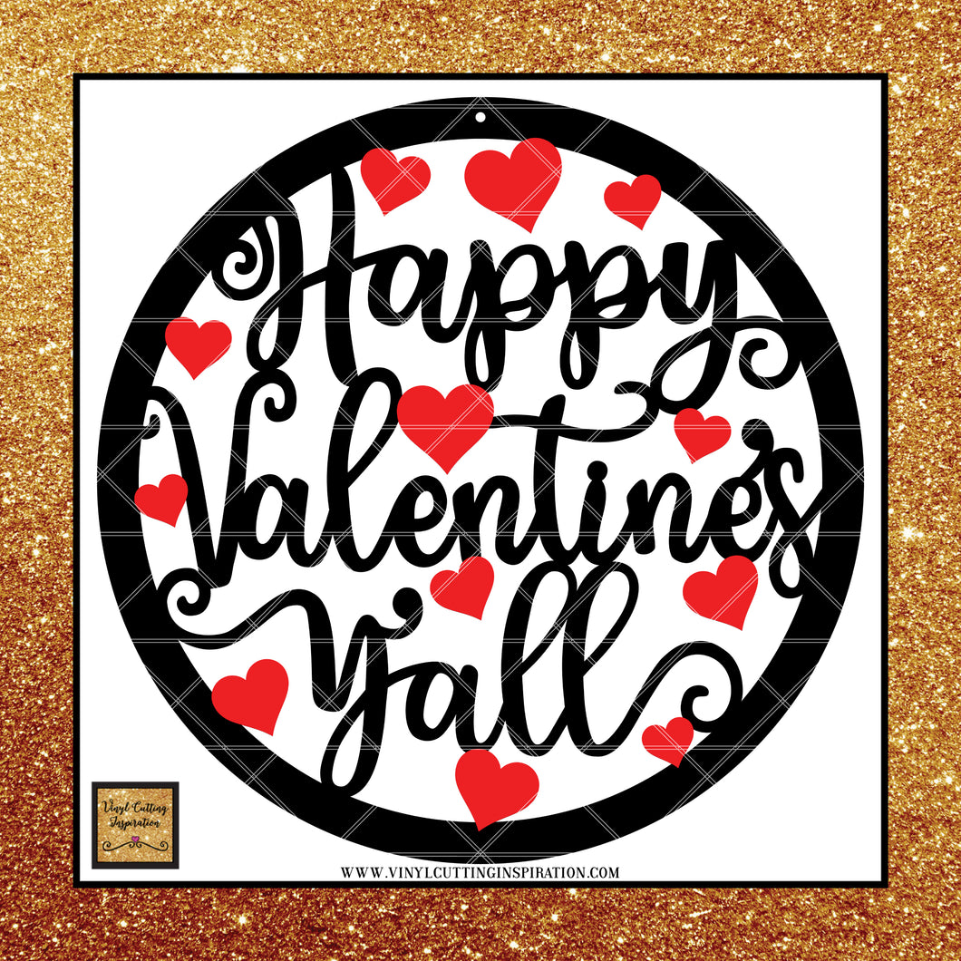 Download Happy Valentine S Day Y All Svg Valentines Day Svg Valentine Svg Va Vinyl Cutting Inspiration