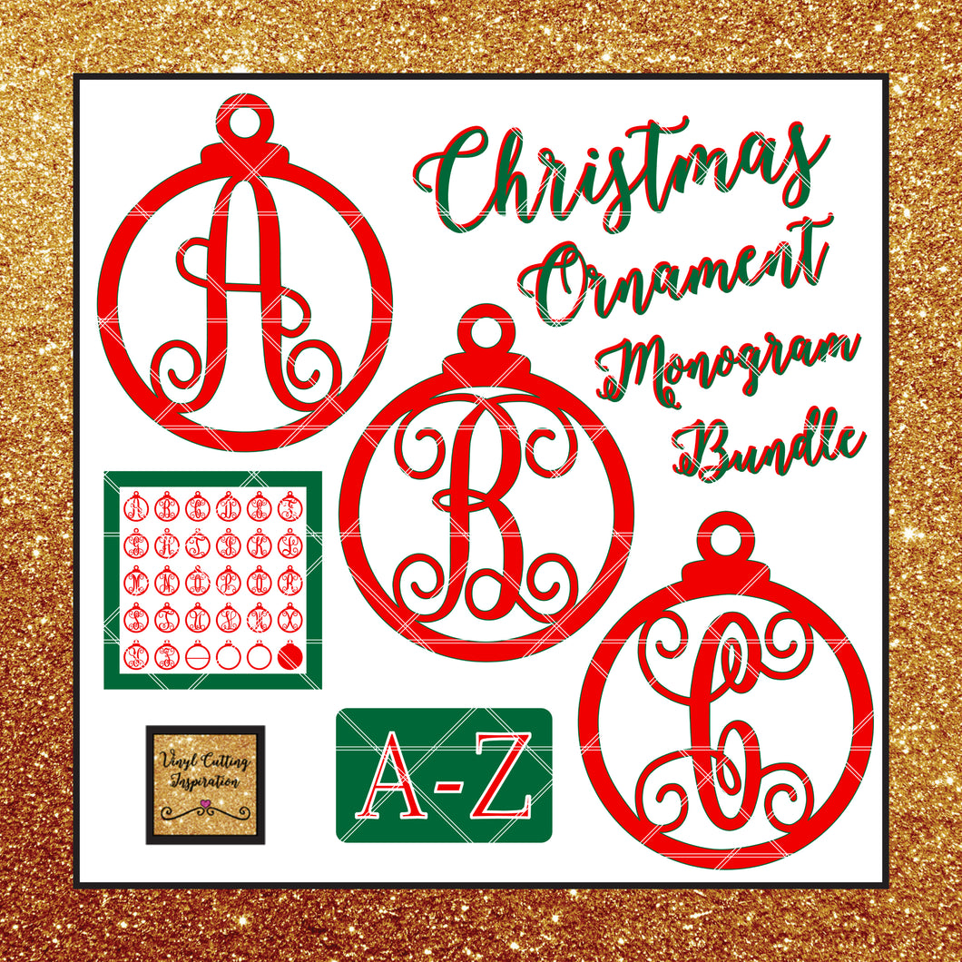 Download Christmas Svg Christmas Ornaments Christmas Svg Christmas Monogram Vinyl Cutting Inspiration