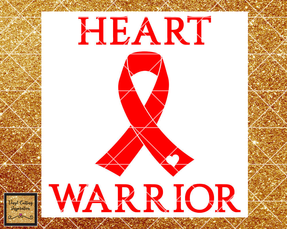 Download Heart Warrior Svg, Warriors Svg, Awareness Svg, Chd Svg ...