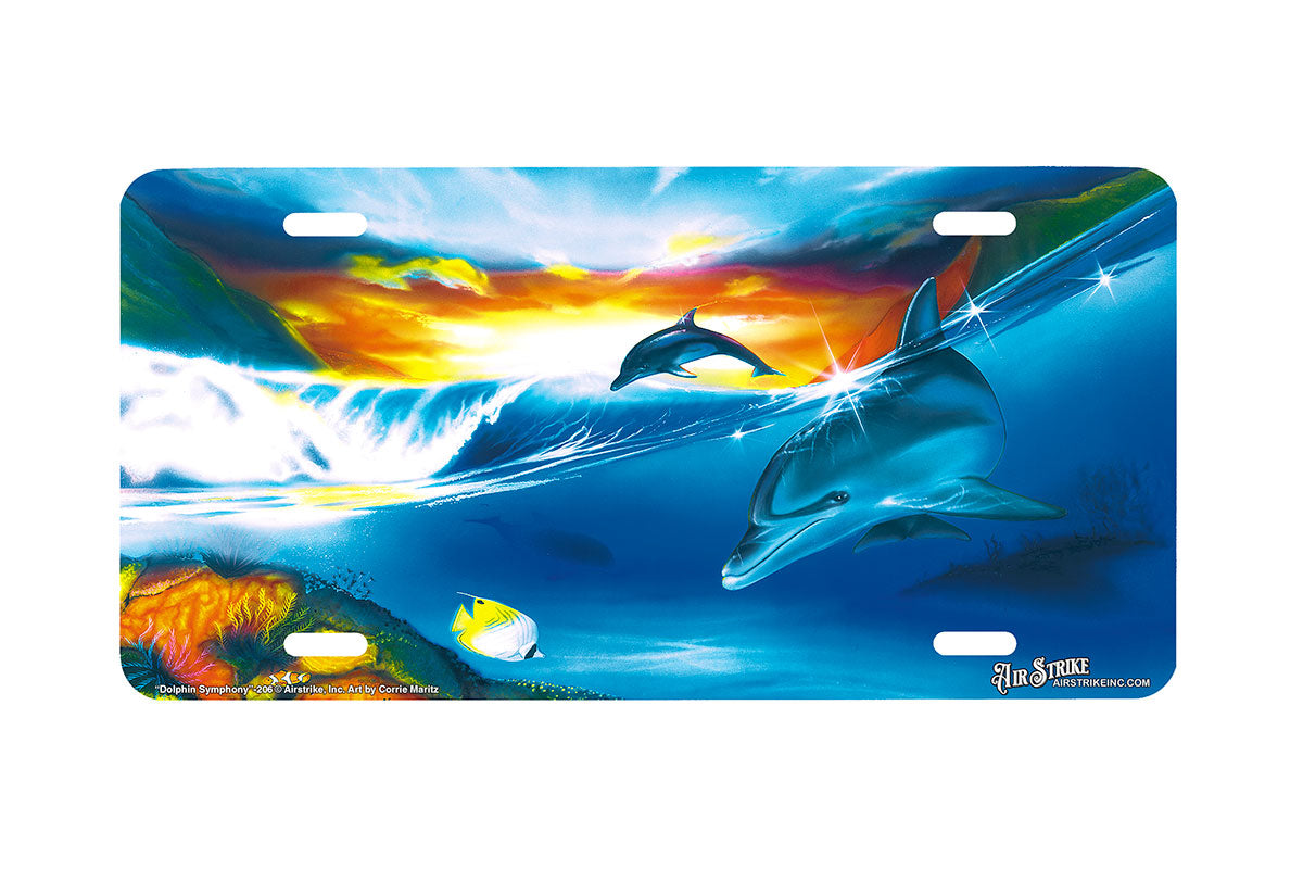 Airstrike® Fishing License Plates 5001-Dolphin