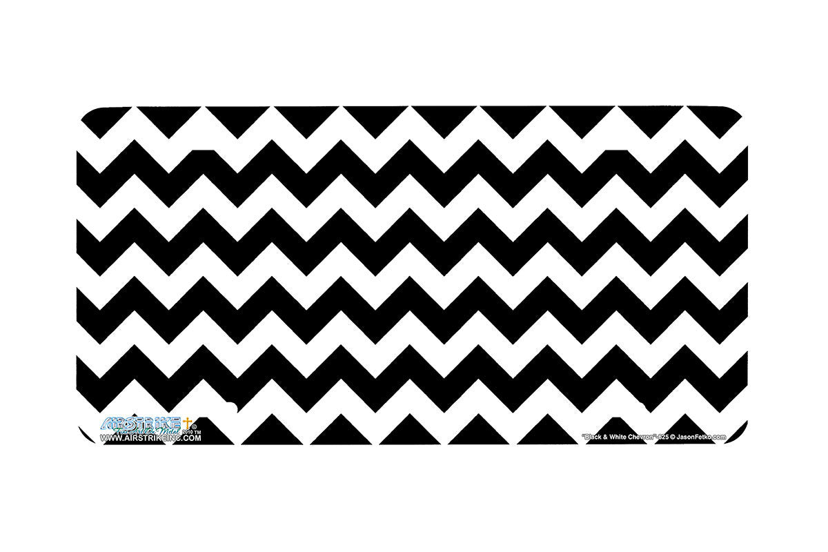 Airstrike  625 Black  and White  Chevron Zig Zag  