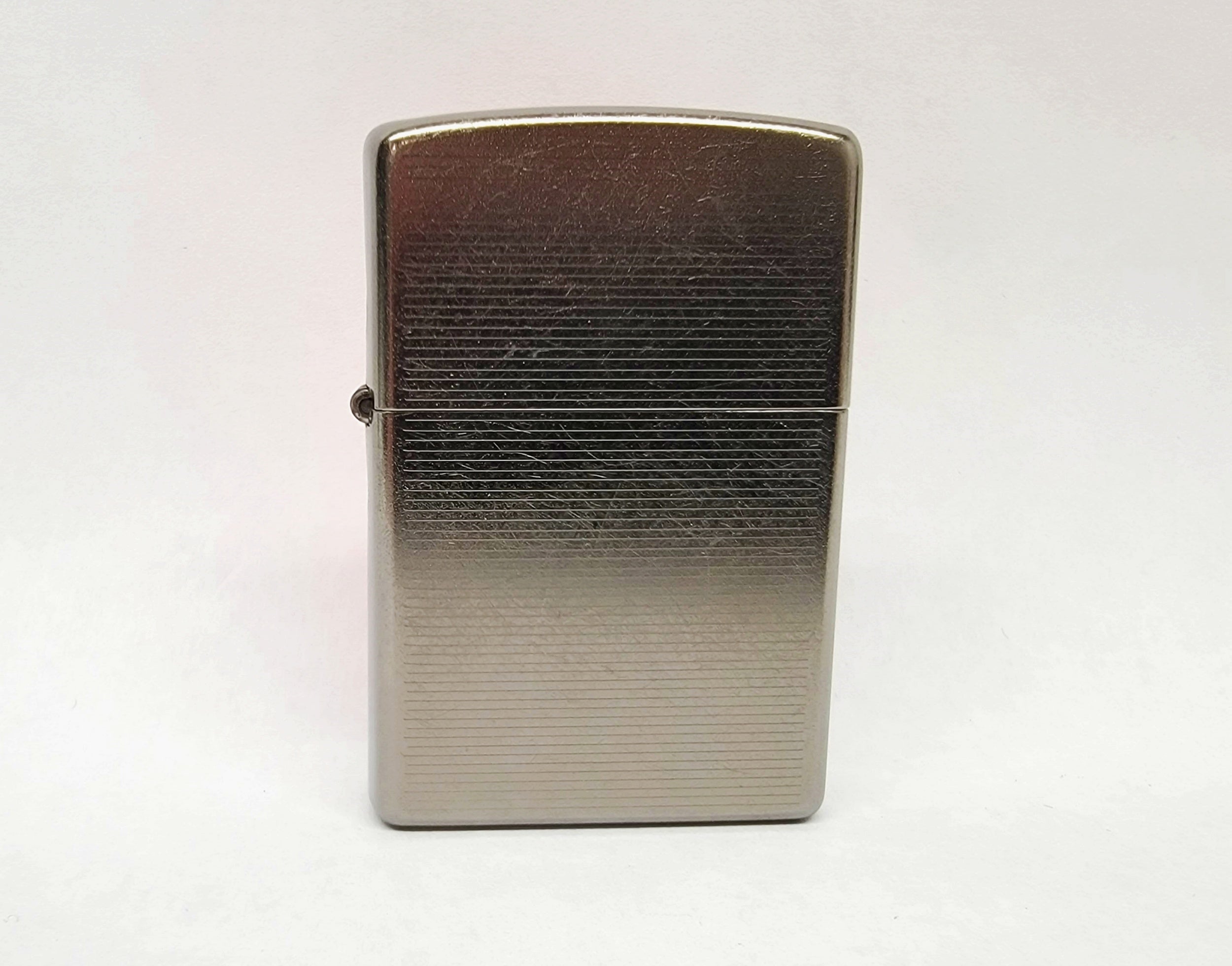 2006 Marlboro Black Ice Street Chrome Horizontal Lines Zippo Lighter