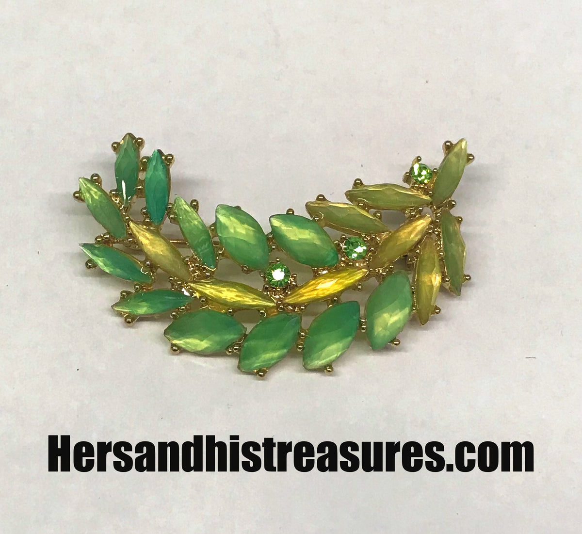 Brooches for Women Vintage Green Leaf Brooch Leaf Brooch Men And