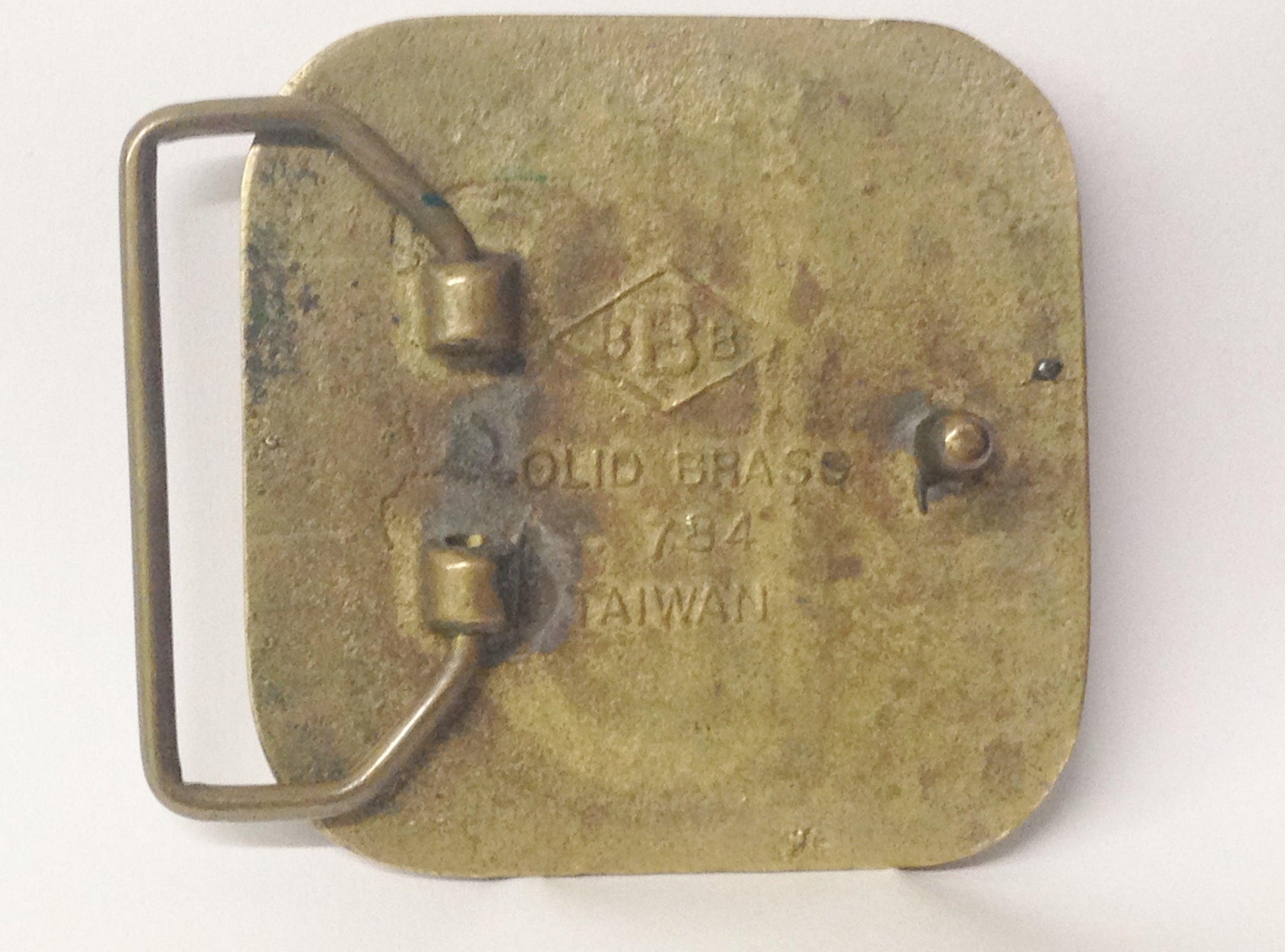 Vintage Baron Solid Brass United States Postal Service US Mail Belt Bu ...