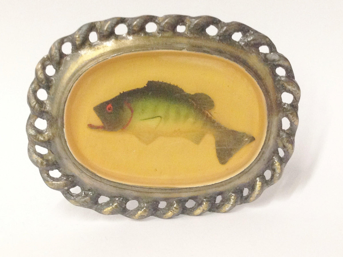 Vintage Bass Fish Metal Belt Buckle – Hers and His Treasures