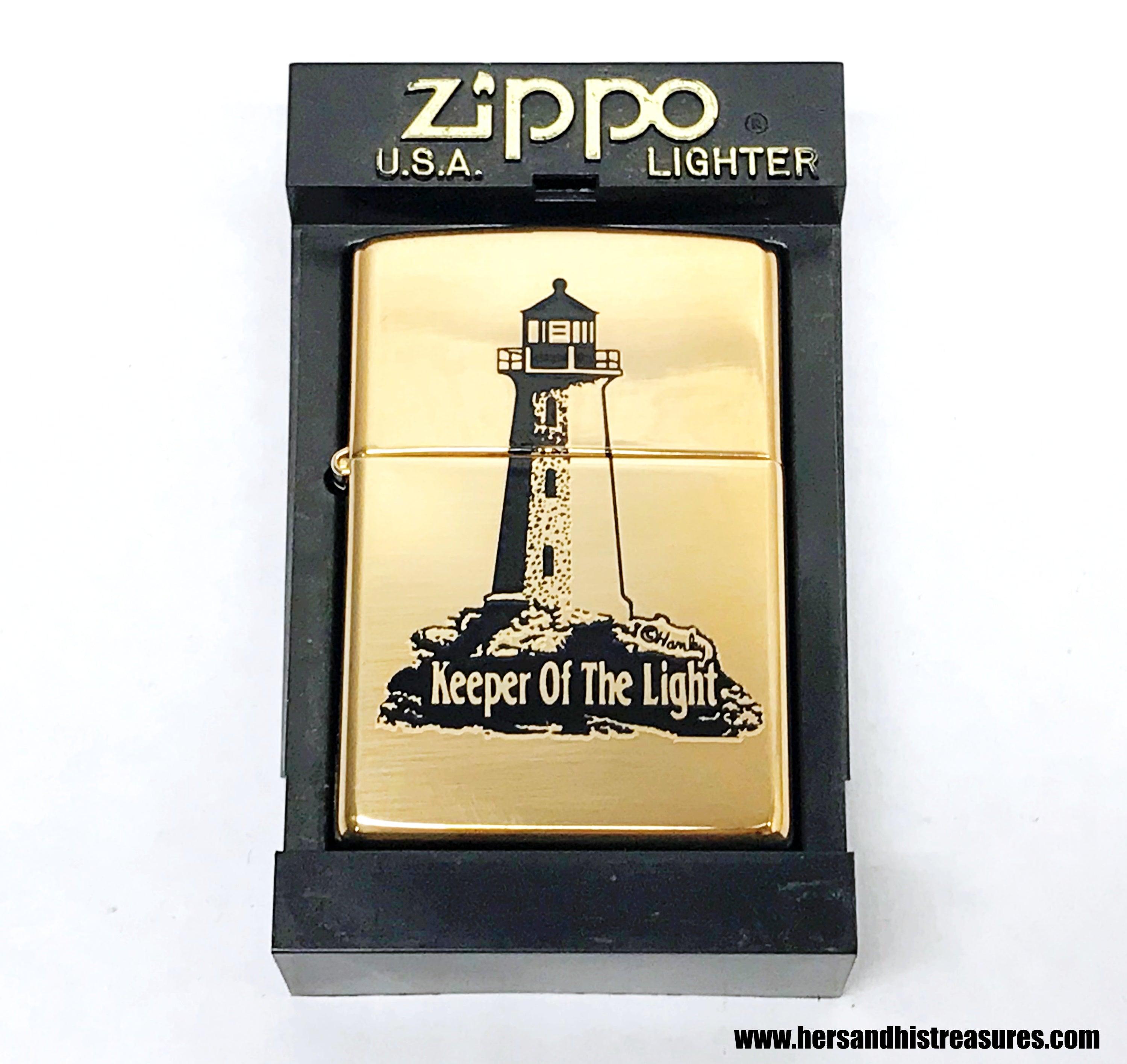 1999 Zippo Brass Emblem With Black Crackle Zippo Lighter New