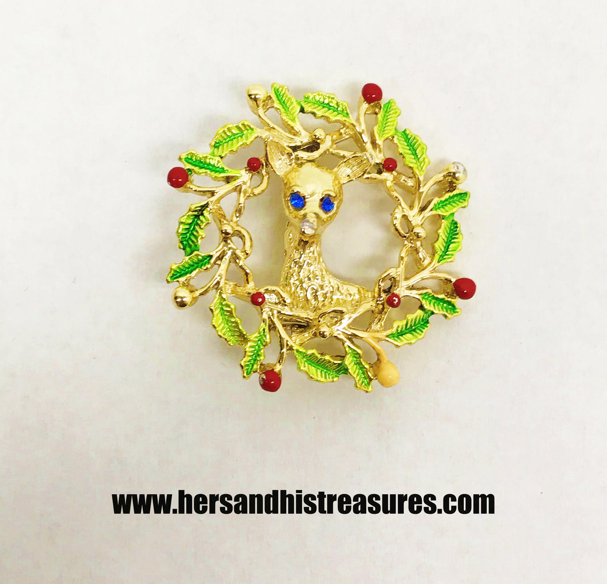 Vintage Rudolph The Reindeer Gerry's Brooch / Pin - USA by yourgiftstop on Jewelry Auctioned