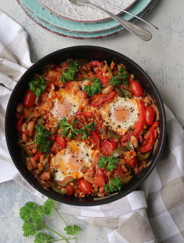 Indian Shakshouka 