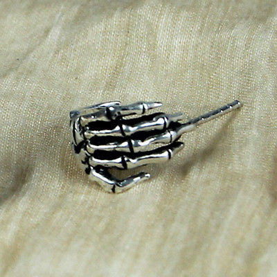 Hand Stud 925 Sterling Silver Stud Earrings - VY Jewelry