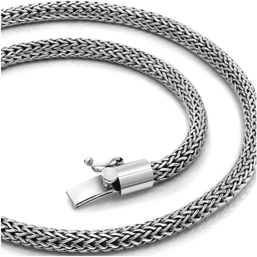 925 Silver Necklace Sterling Lasso 