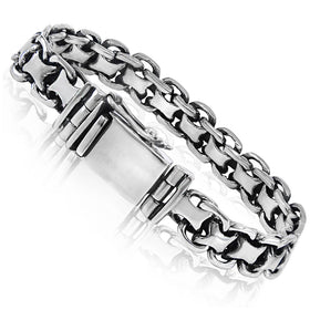 Silver Bracelets for Men - 925 Sterling - Size 7 to 11 in. - VY Jewelry