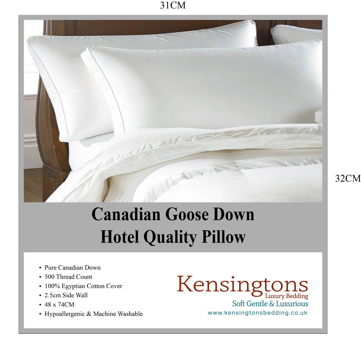 best canadian goose down pillow