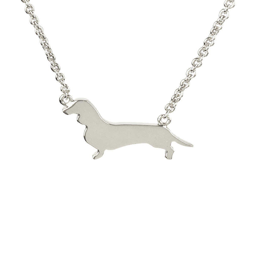 Dachschund Dog Necklace | www.sparklingjewellery.com