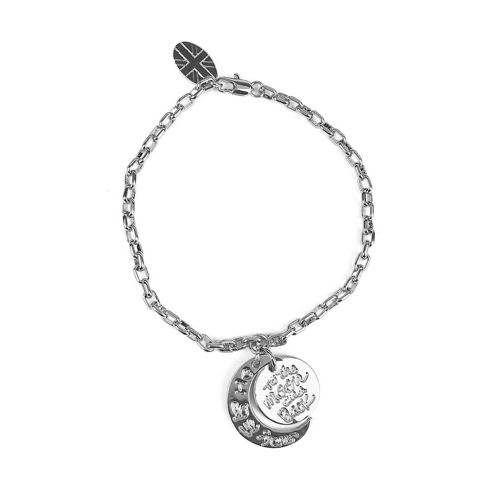 I Love You to the Moon & Back Bracelet | www.sparklingjewellery.com