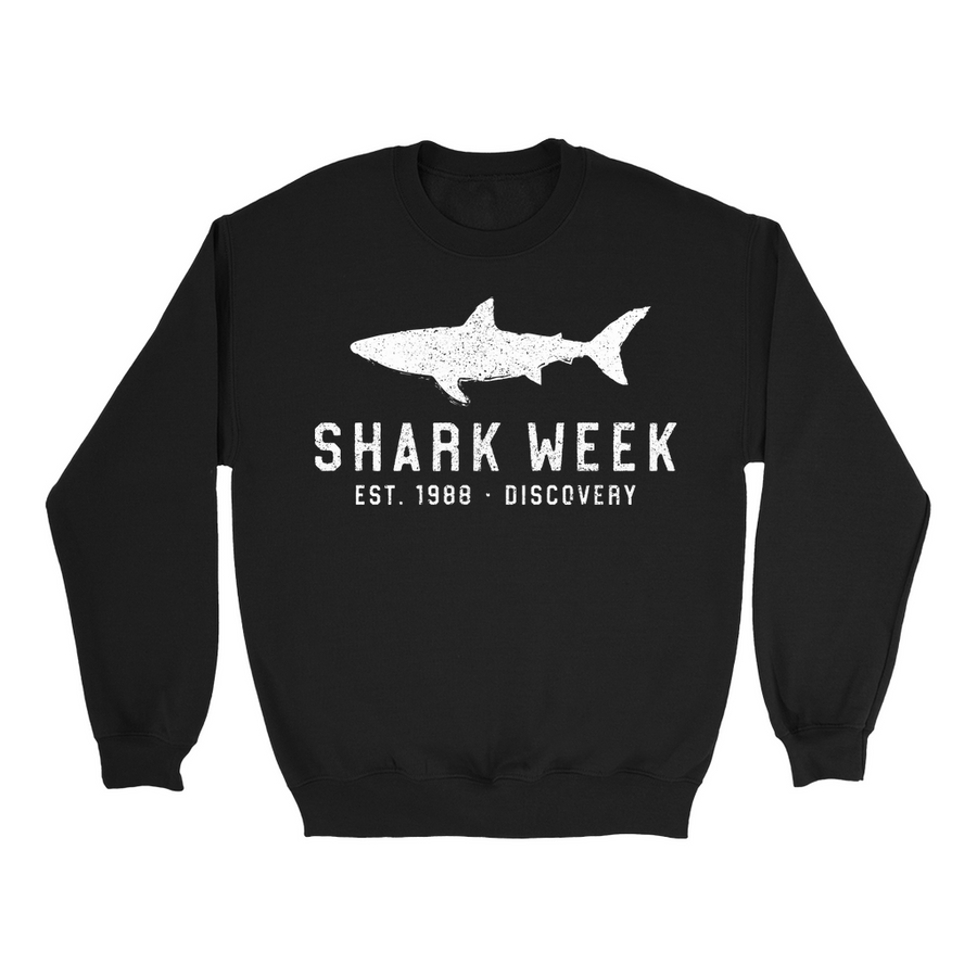 Shark Week Stamp Crewneck Discovery Store