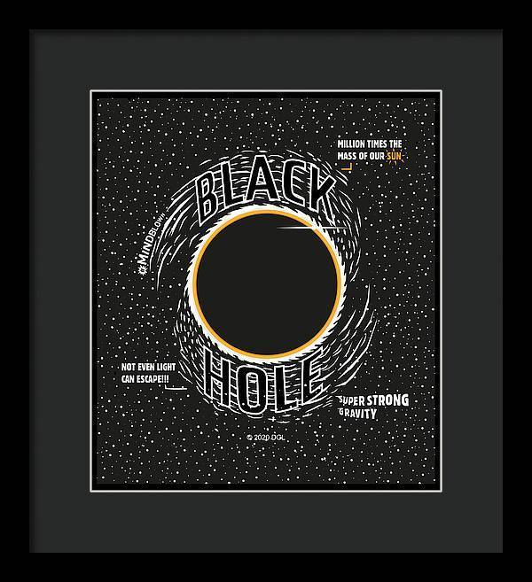 Black Hole - Framed Print