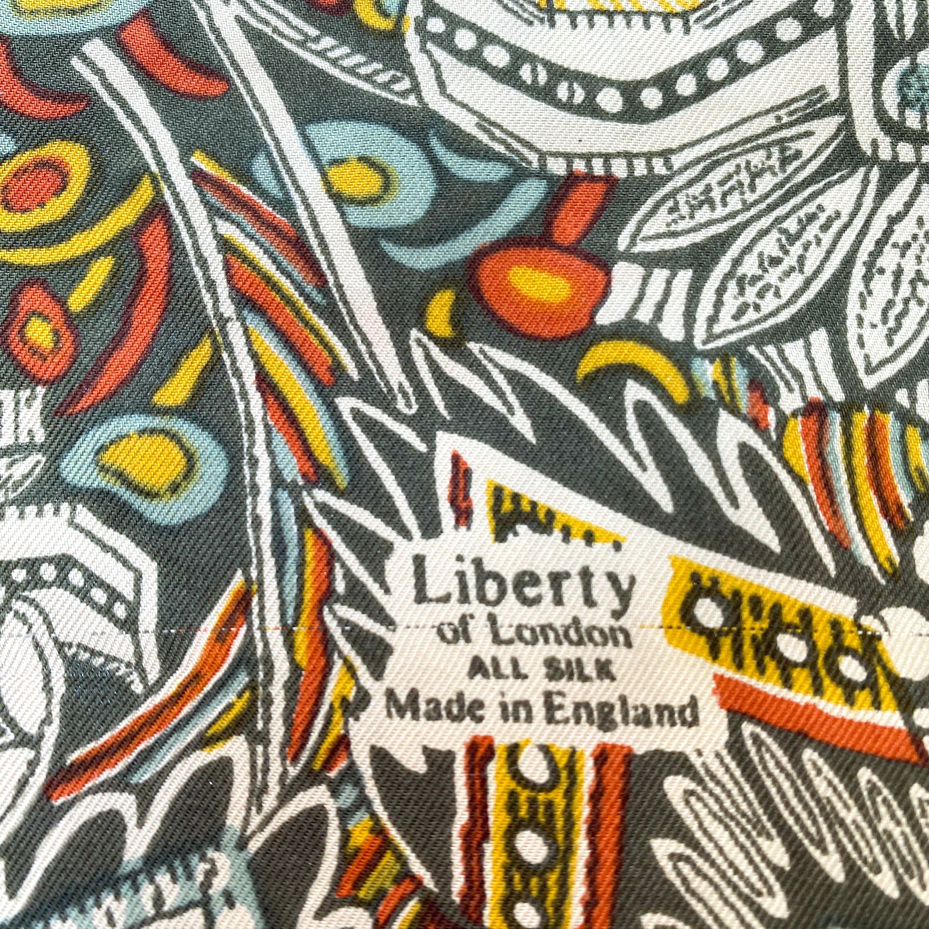 1970s Liberty Vintage Silk Scarf