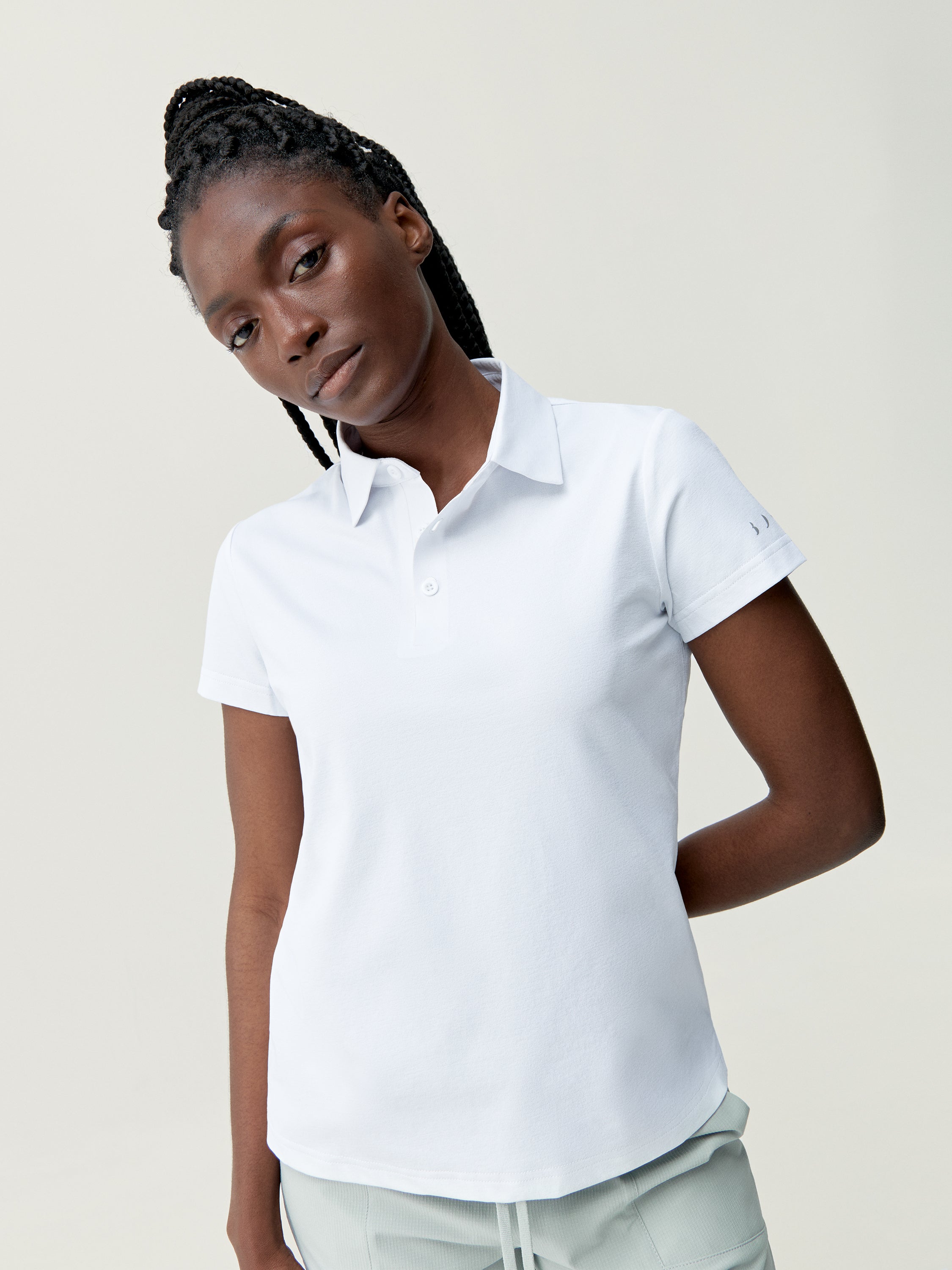 Image of Shirt Polo Open White