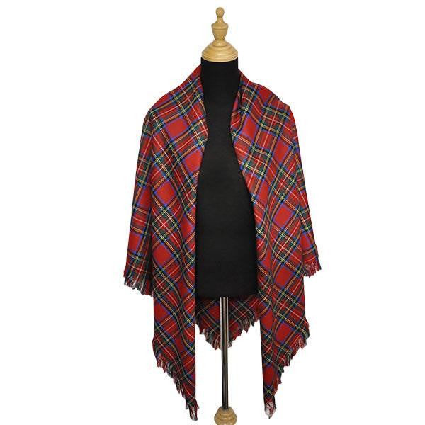 Macleod Of Harris Ladies Tartan Shawl Scottish Shop Macleods Scottish Shop