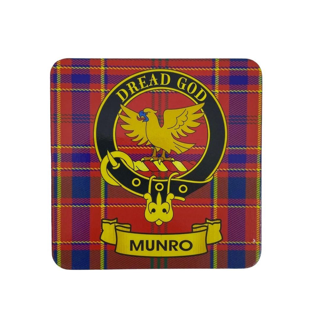 Munro Clan Crest Cork Coaster Scottish Shop Macleods Scottish Shop