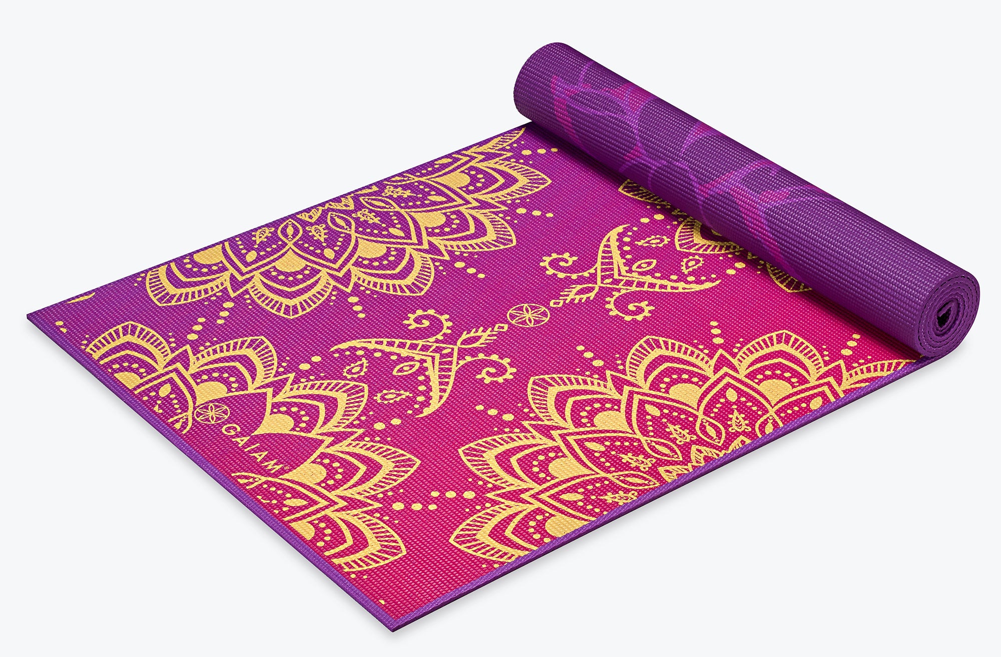 Reversible Royal Bouquet Yoga Mat (6mm 