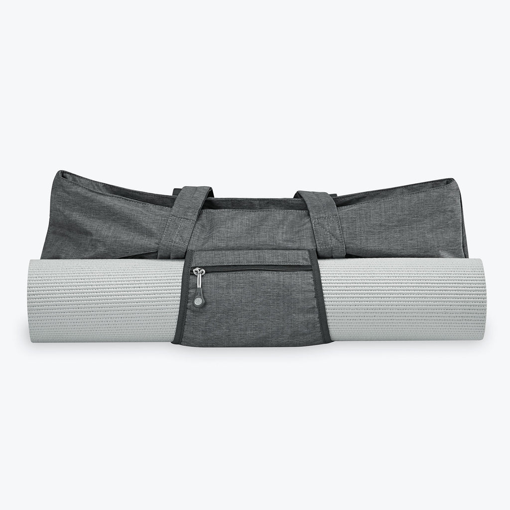 Yoga Mat Bag in Gray. Great Quality. Great Design. Incredible Space.  Created With Love for You for Your Yoga Accessories. 