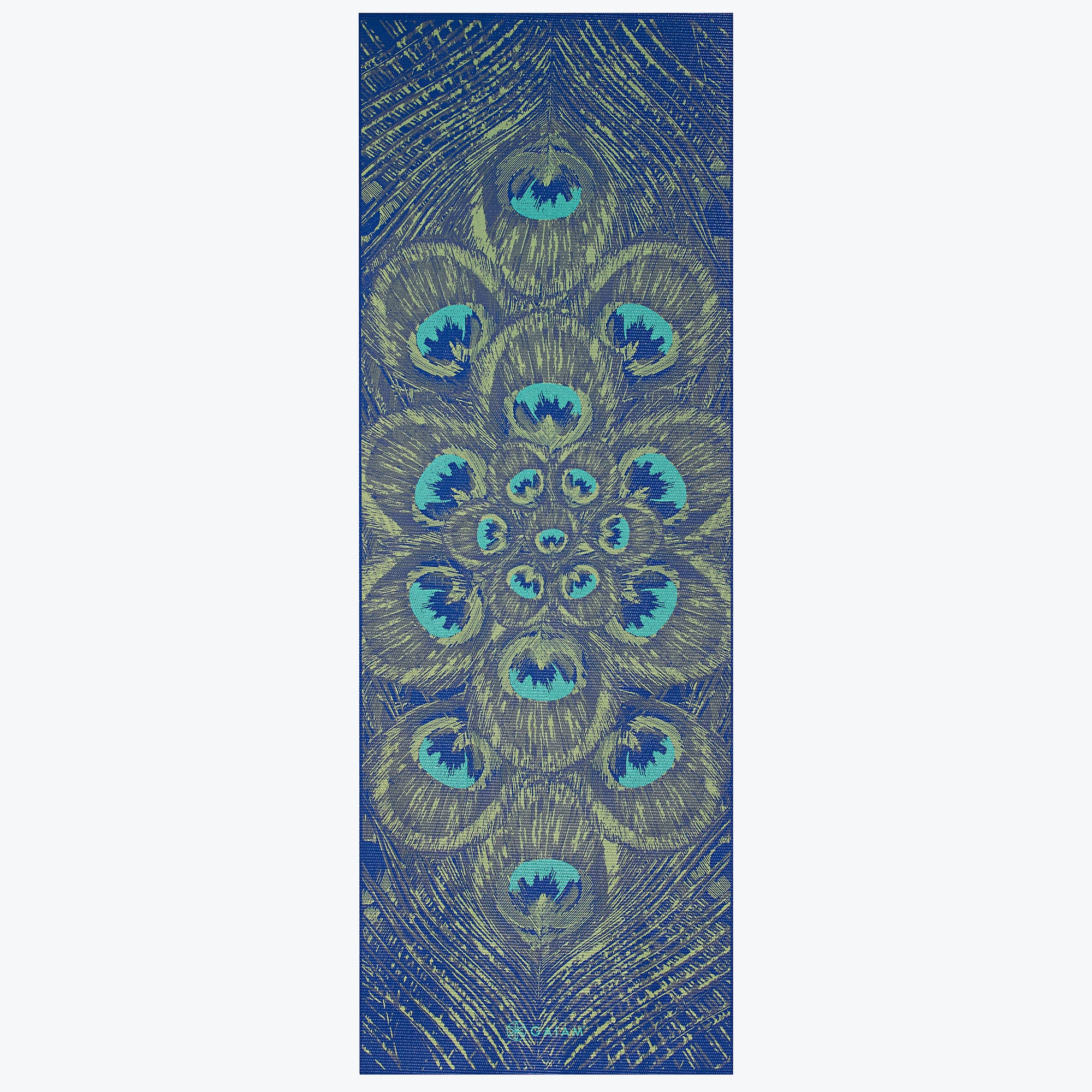 Reversible Peacock Lace Yoga Mat 6mm Gaiam