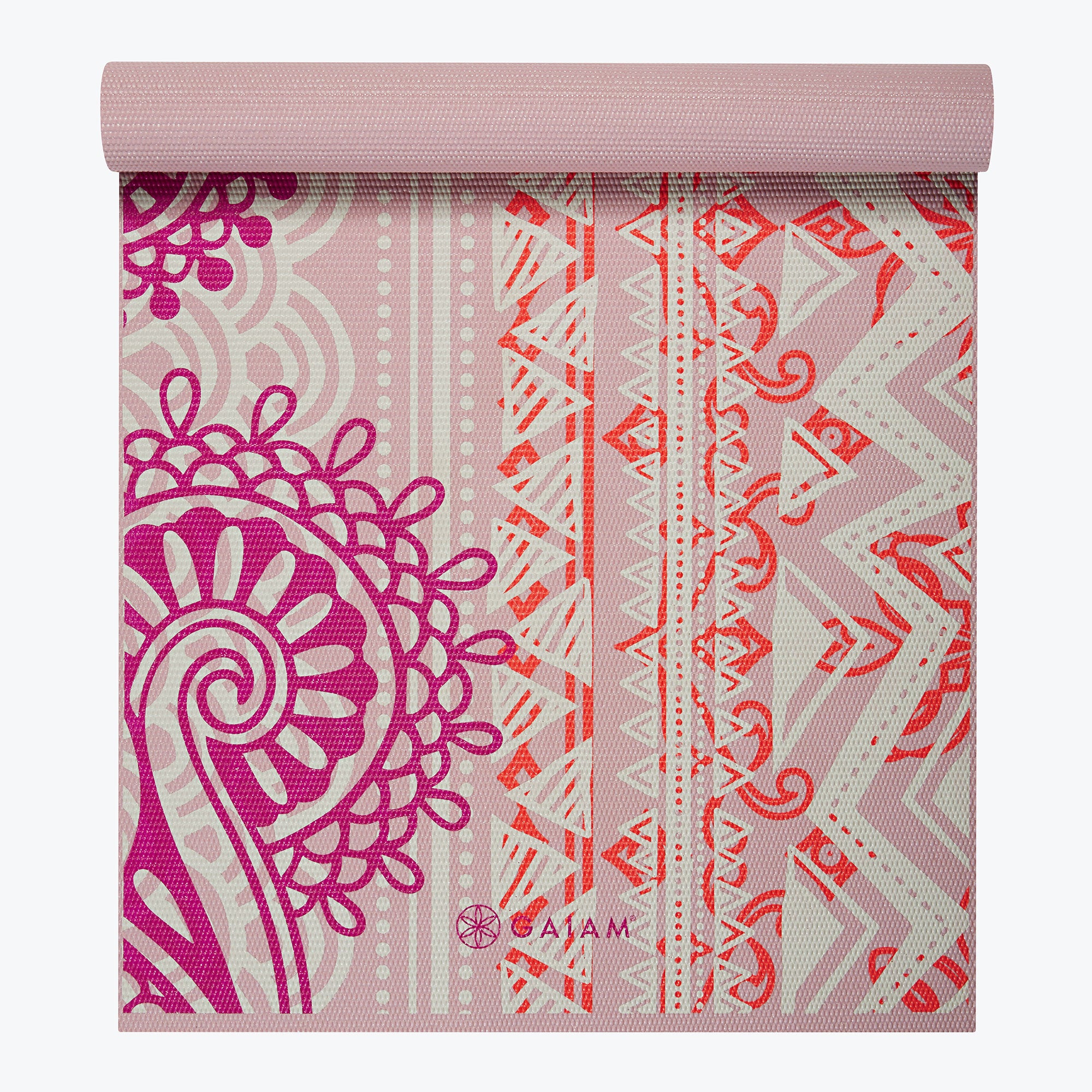 Bohemian Rose Yoga Mat 4mm Gaiam