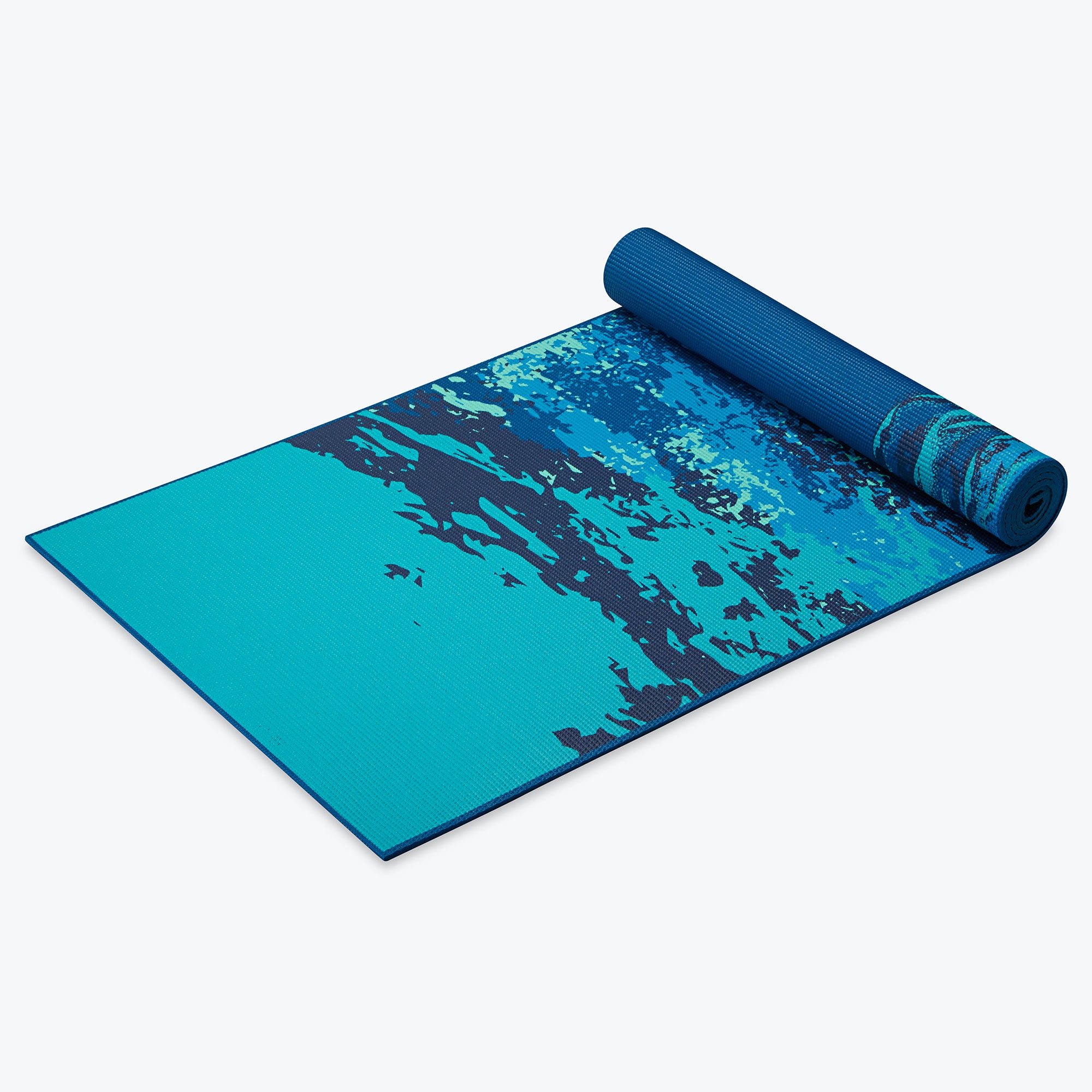 Kader Rubber schandaal Premium Reversible Peaceful Waters Yoga Mat (6mm) - Gaiam