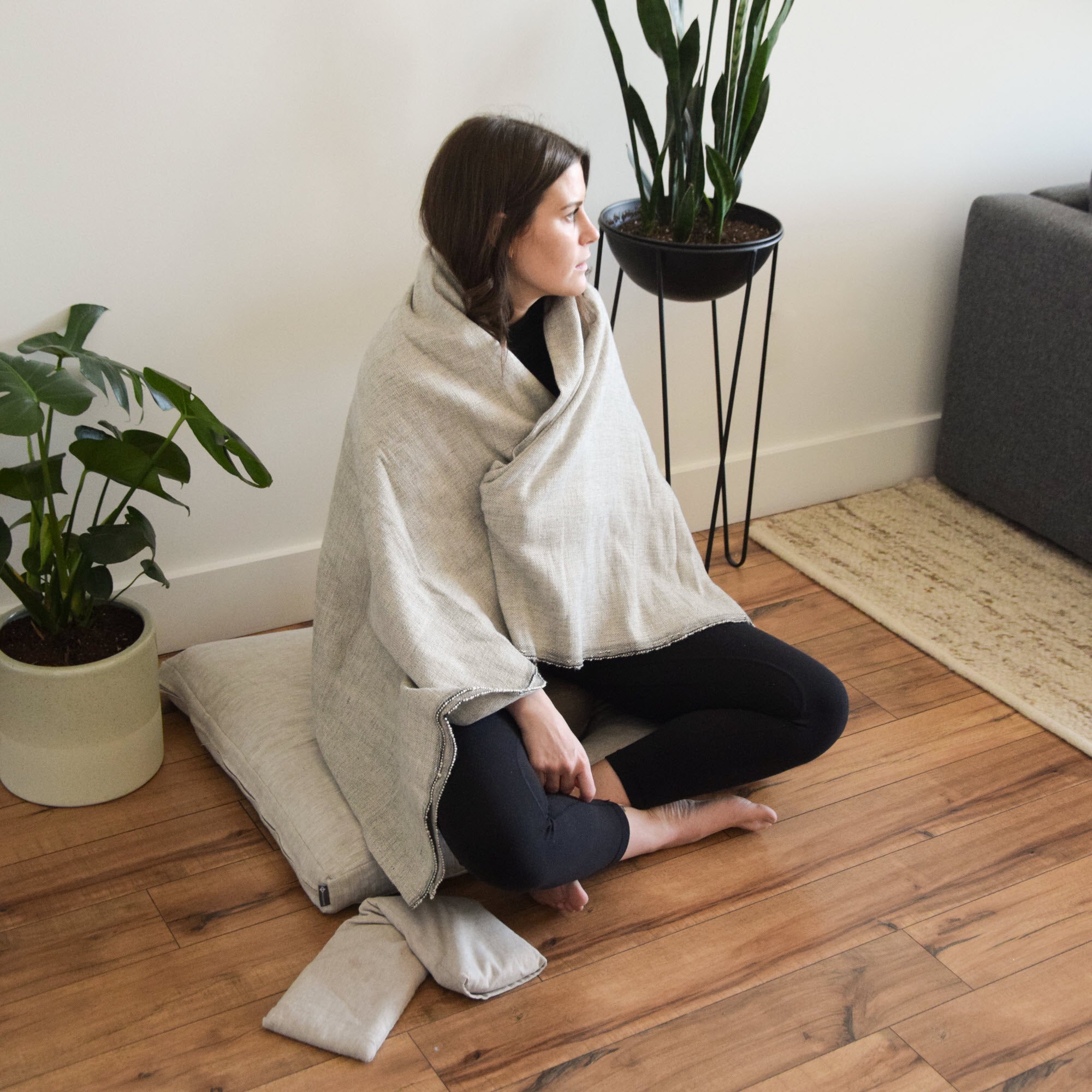 halfmoon meditation cushion