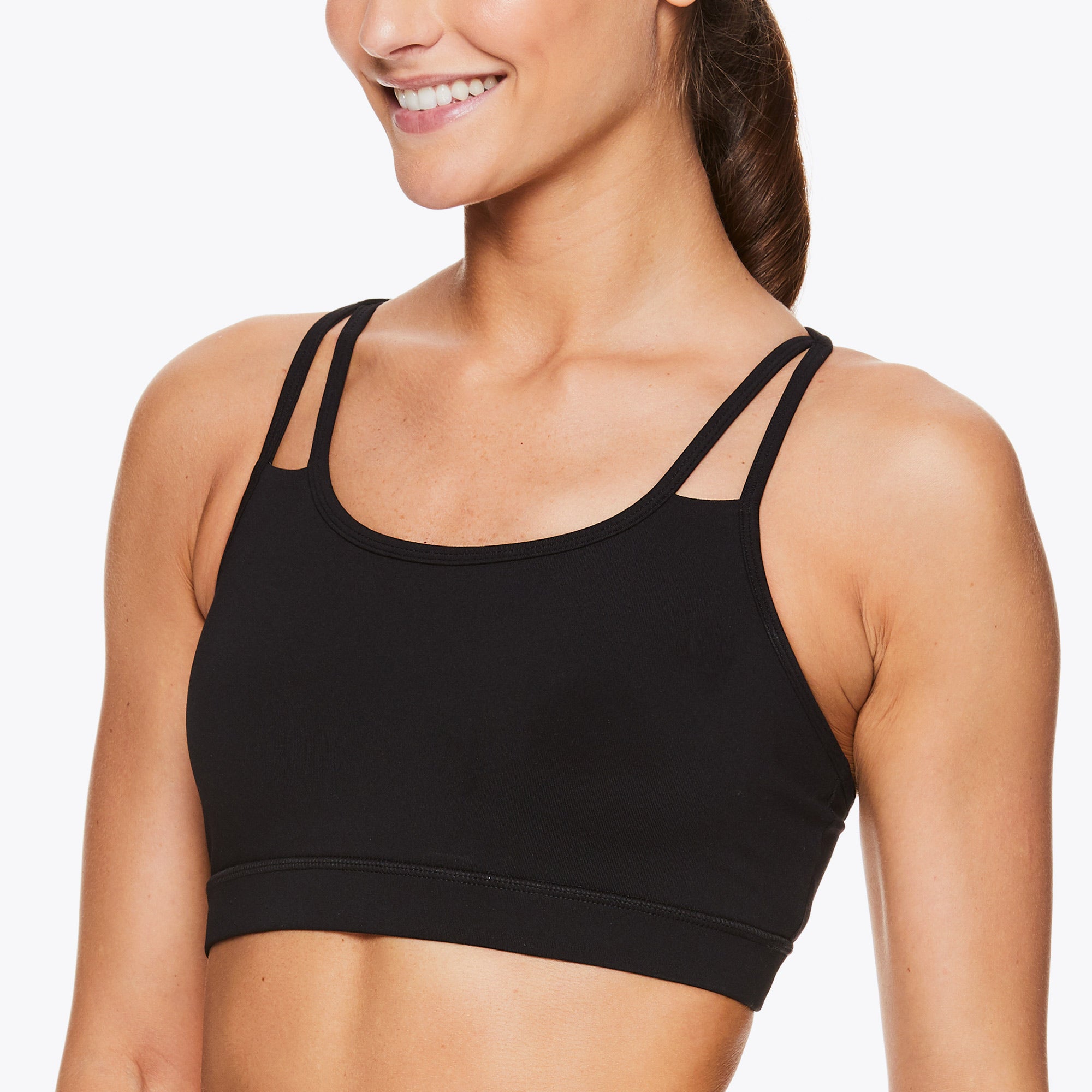 reebok dance strappy bra