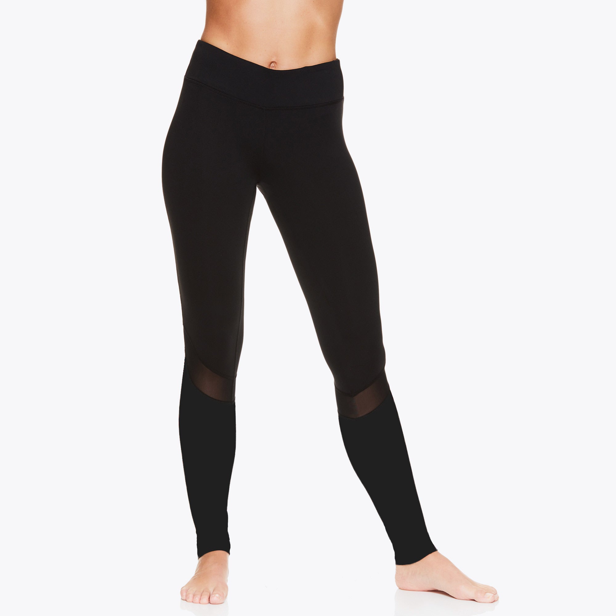 Women's Gaiam Om Panel Stirrup Barre Yoga Leggings