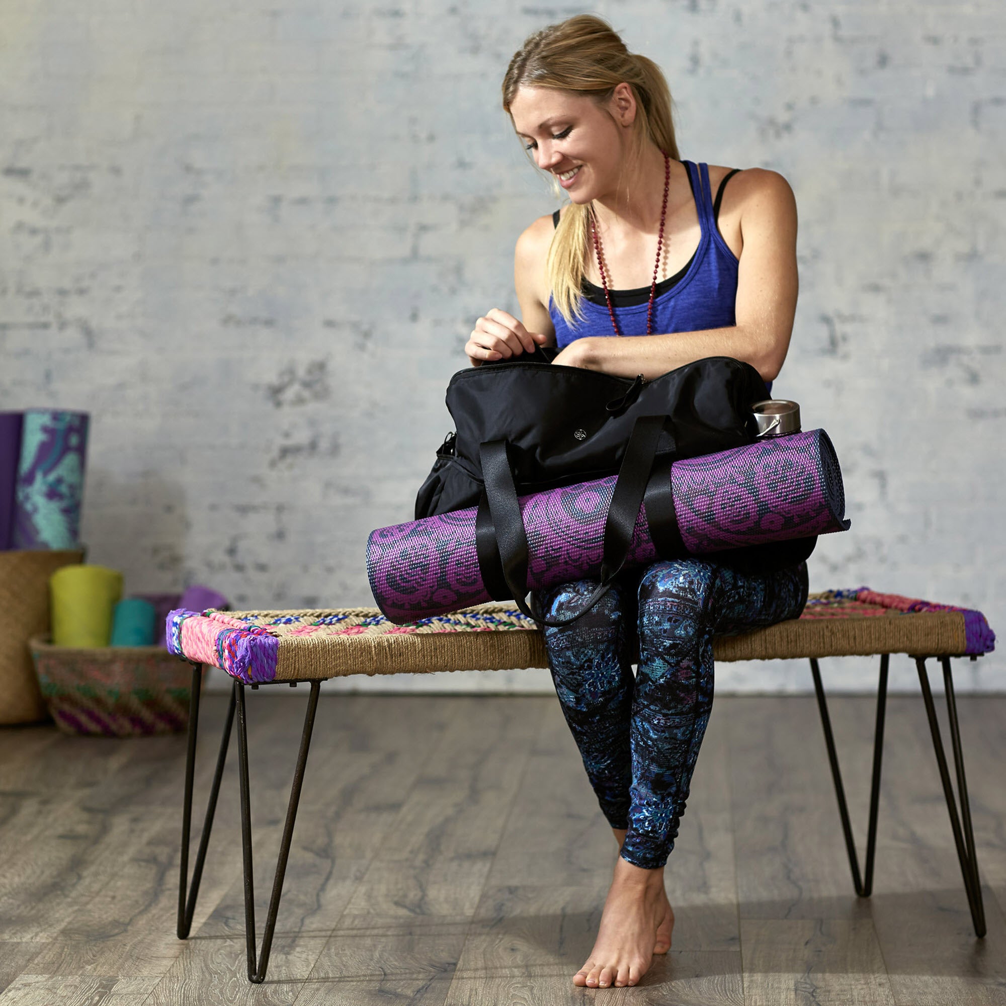 gaiam yoga mat bag studio to street