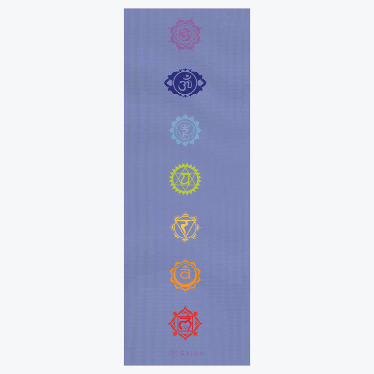 Chakra Print Yoga Mat (4mm) - Gaiam