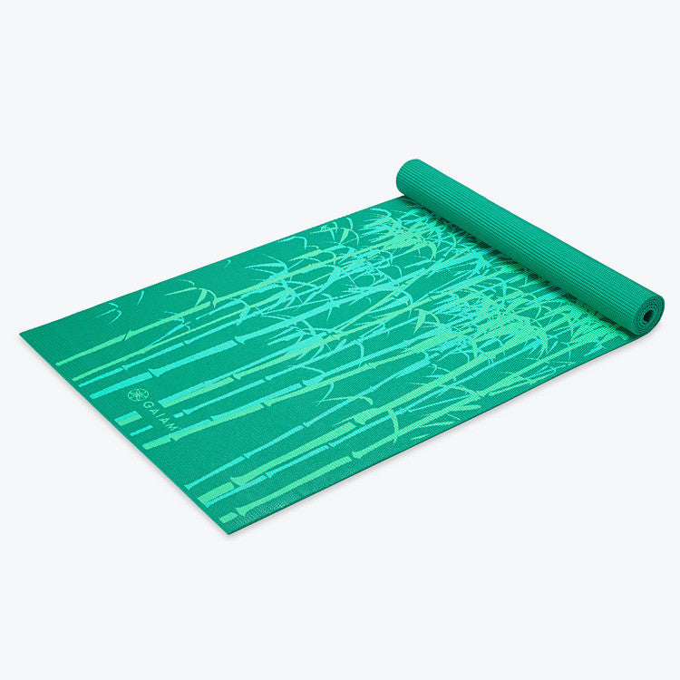 Green Bamboo Yoga Mat (4mm) - Gaiam