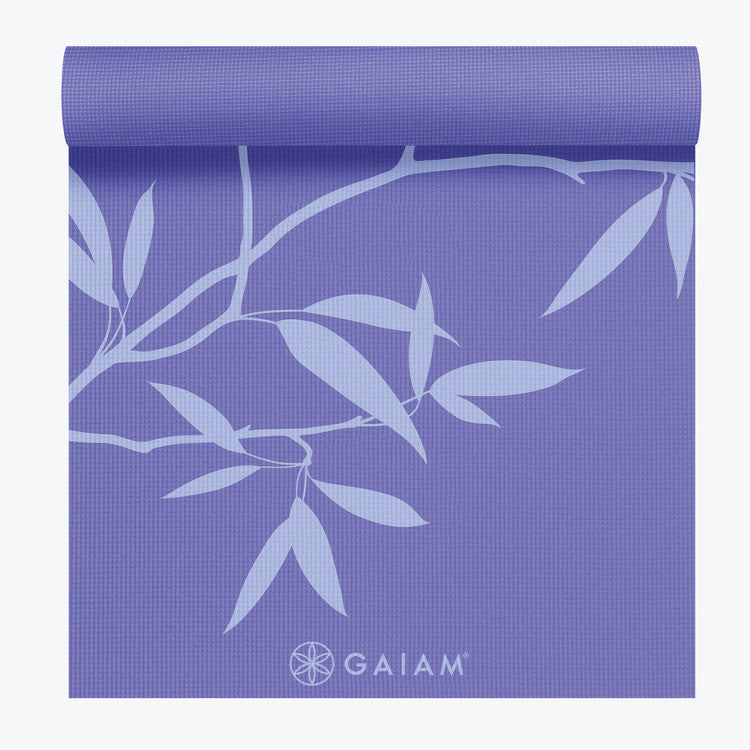 gaiam premium print yoga mat