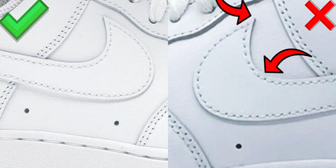 How To Spot Fake Nike Air Force 1 Low White Sneakers – LegitGrails