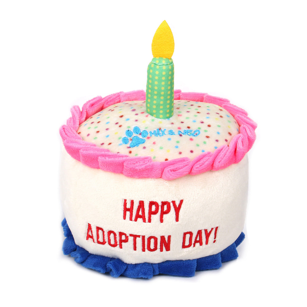 dog toy birthday cake