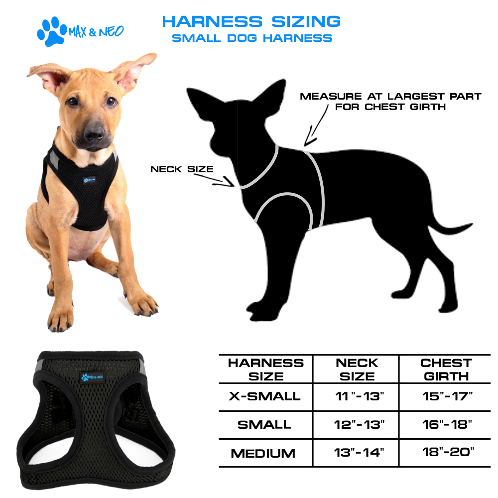 dog harness sizing