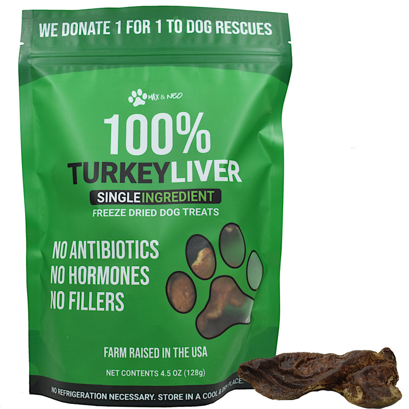 freeze dried turkey dog treats