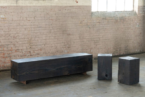 Beam Bench | Large Reclaimed Wood Bench