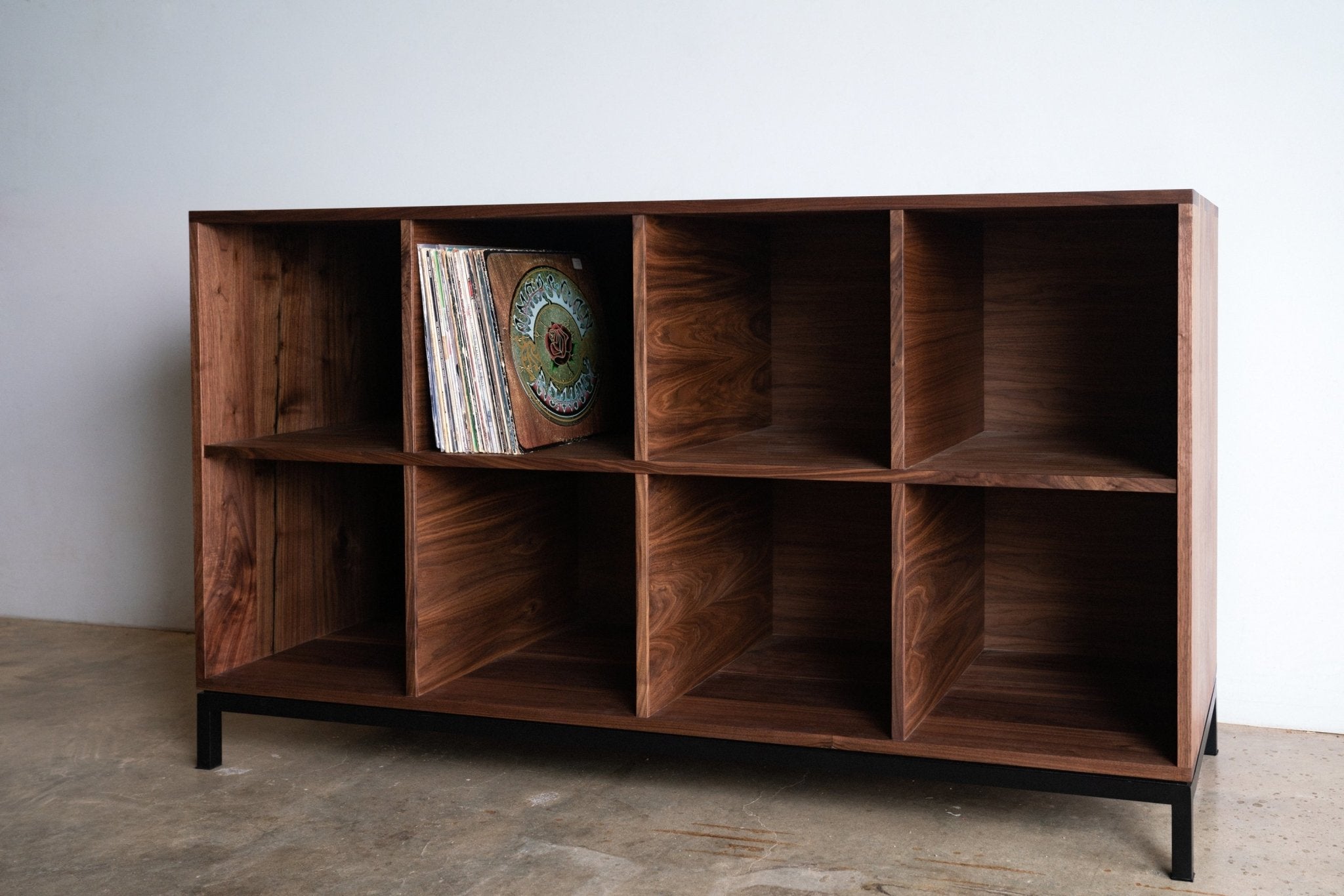 Solid Wood Credenza | Vinyl Record Mid Century Storage Cabinet | Max C – Sawyer