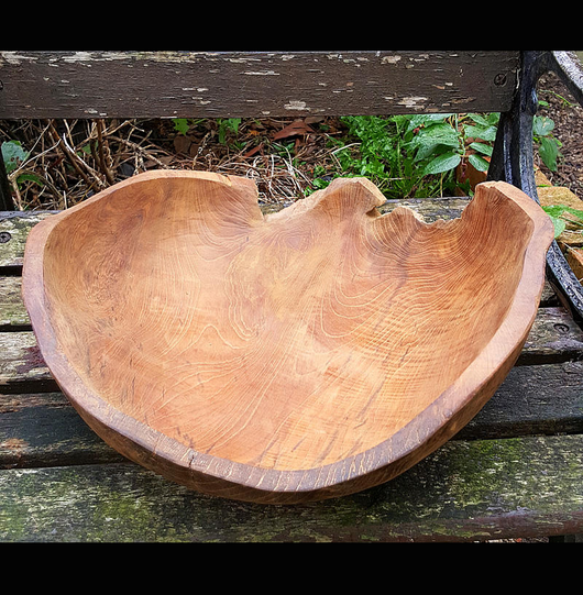 Rustic Teak Root Bowl Large