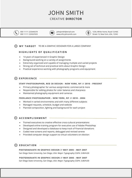 Tar Ed Resume Template Buy CV Template For Word