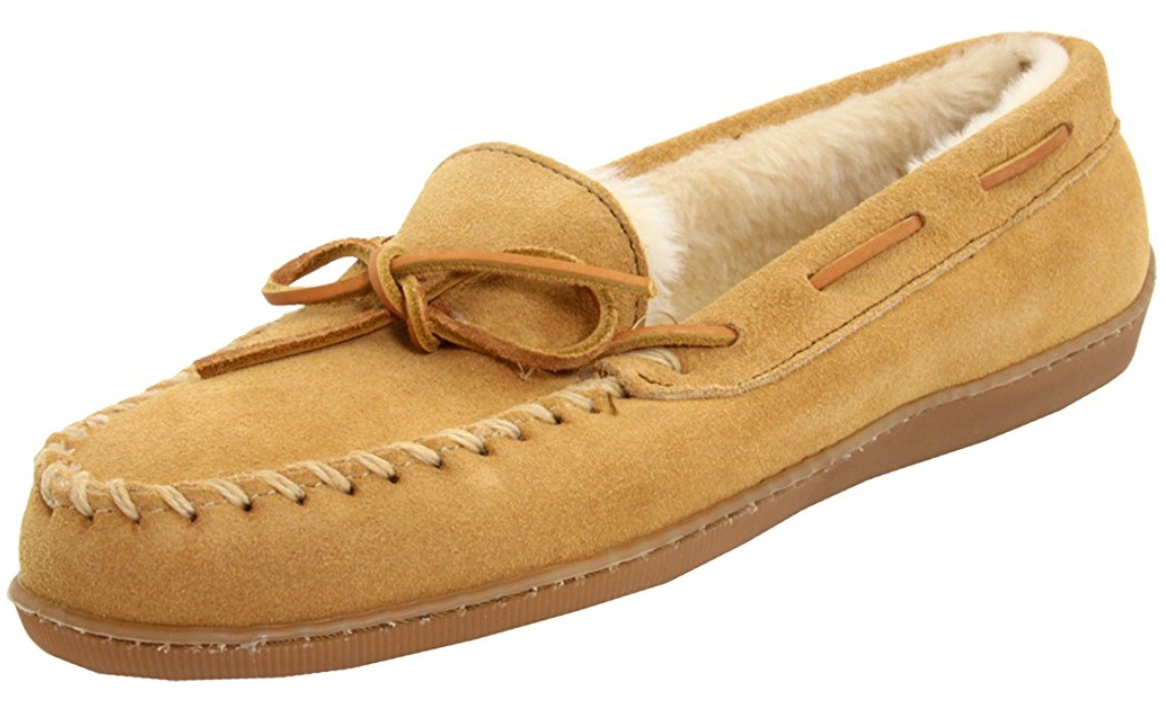 Minnetonka Women's Hardsole Pile-Lined Slipper