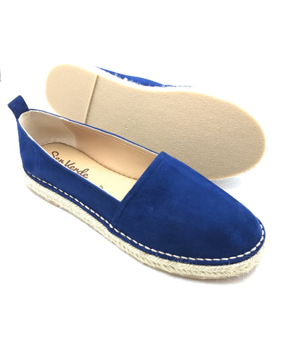 navy blue espadrille shoes
