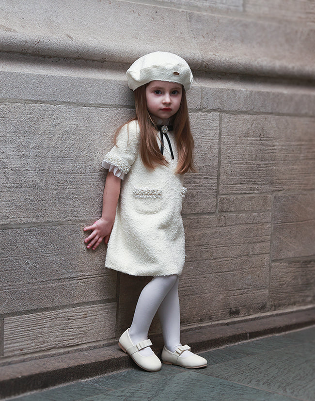 little girls white tights